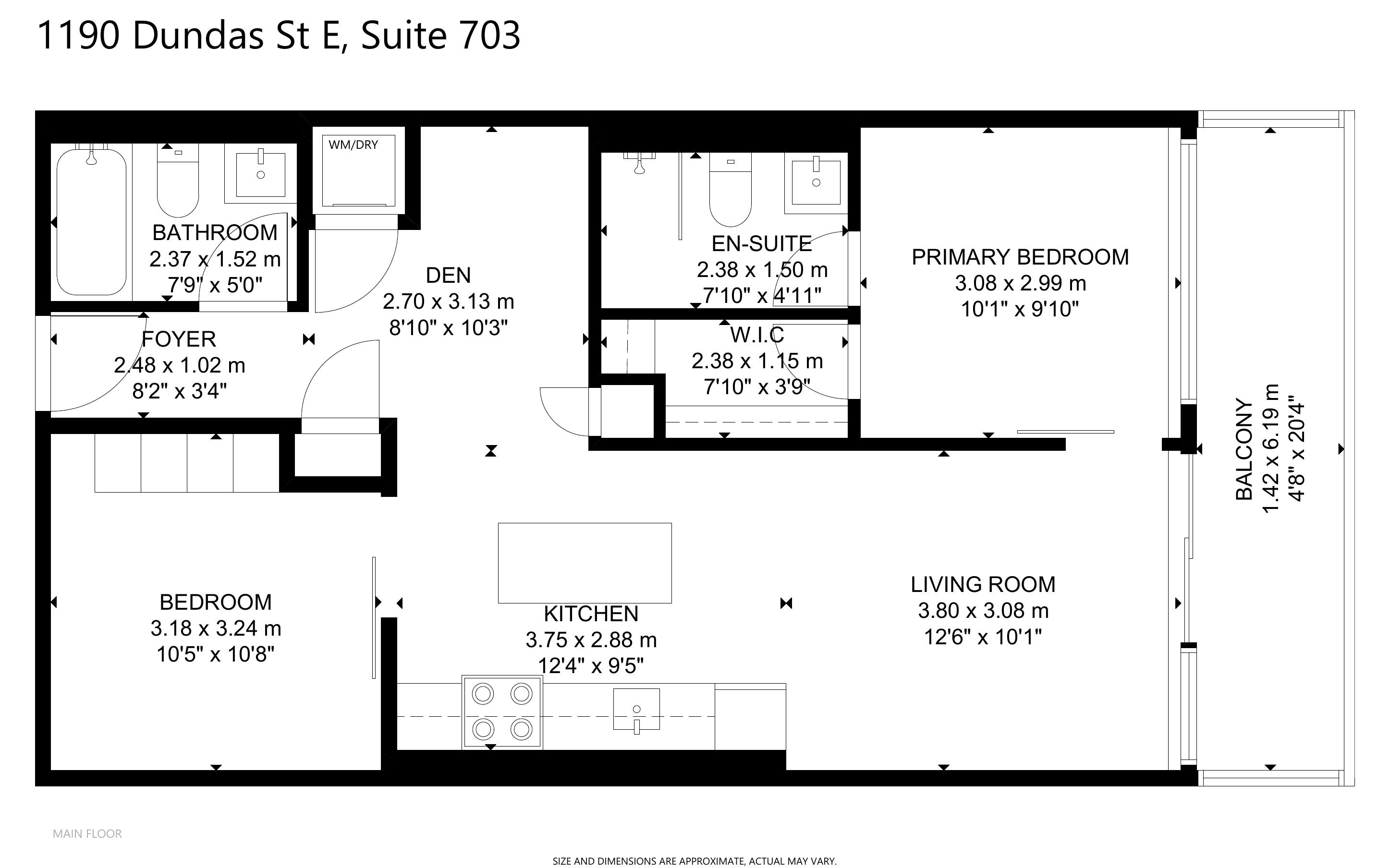 1190 Dundas St E, Suite 703, Toronto, ON M4M