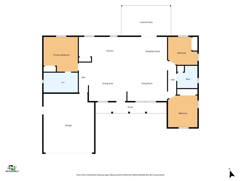 Floor plan 1 drawn by Megapixeler, Dillon Dr, Orange Park