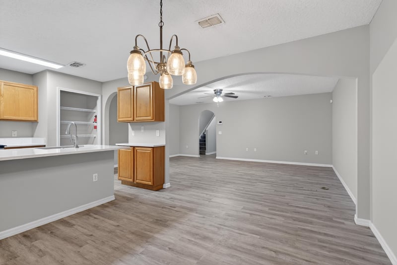 Dining Room & Living Room at 11816 Lake Bend Cir, Jacksonville, FL 32218