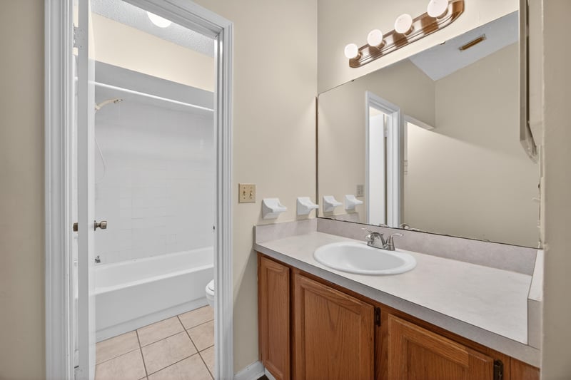 Primary Bathroom at 8725 Huntington Woods Cir N, Jacksonville, FL 32244