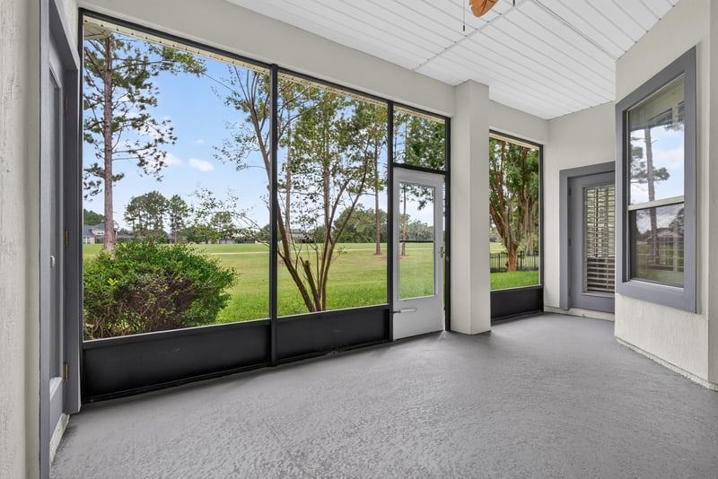 Sunroom with floor-to-ceiling windows at 4109 Eagle Landing Pkwy, Orange Park, FL 32065