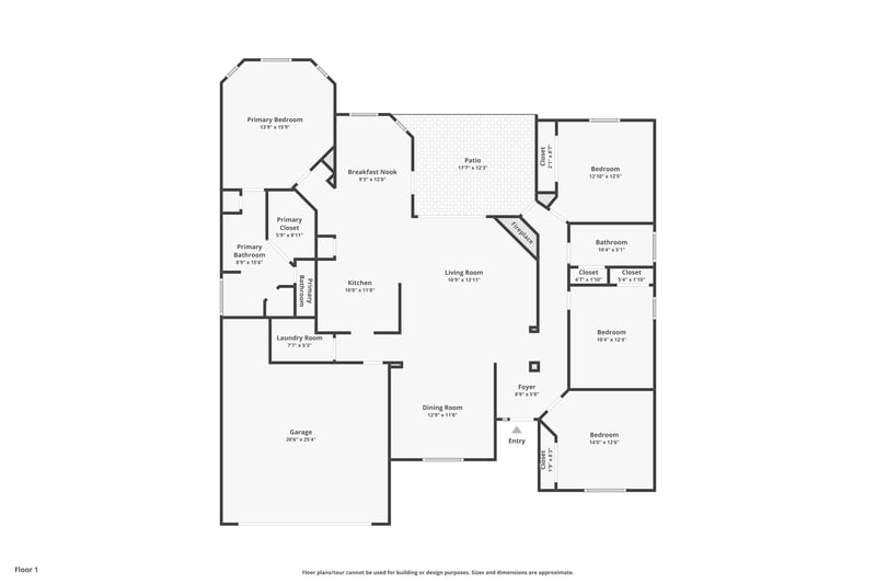 Floor plan 1 of 86036 Sand Hickory Trail, Yulee, FL 32097