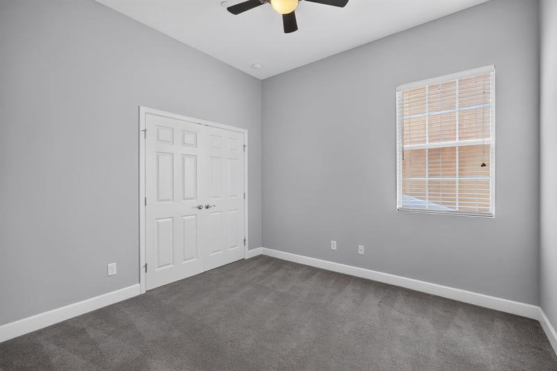 Bedroom with closet and window at 6217 Eclipse Cir, Jacksonville, FL 32258