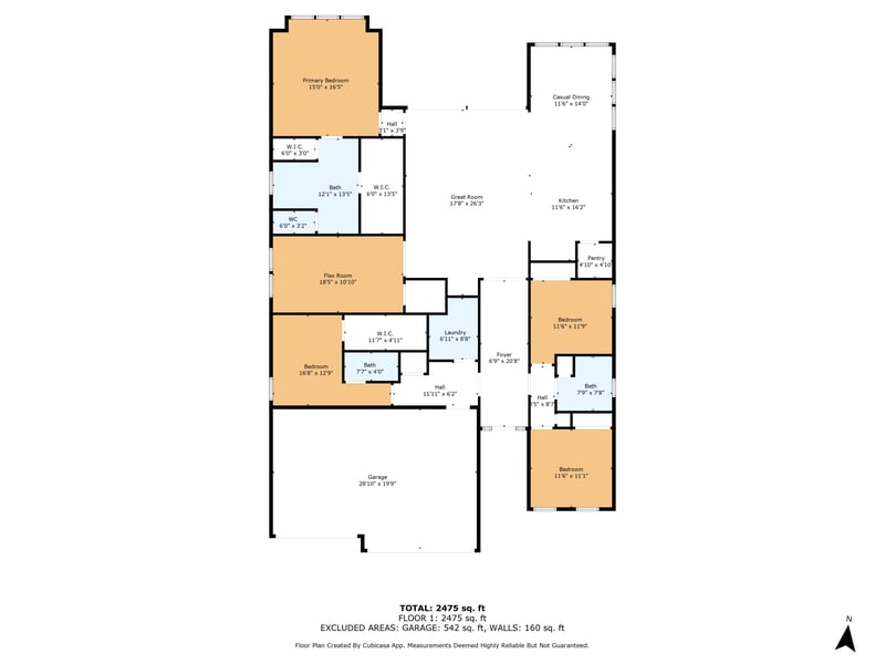 Floor plan 2 of 568 Silver Pine Dr, St. Augustine, FL 32092
