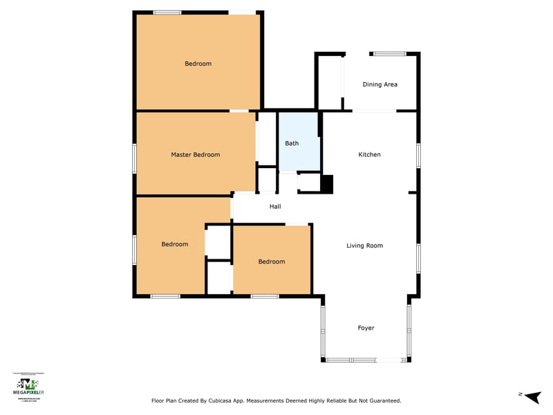 Floor plan 1 of 825 Wyolen St, Jacksonville, FL 32254