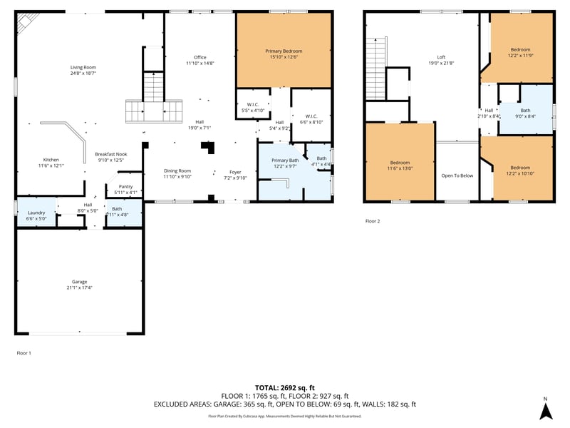 Floor plan 5 of 601 Reflection Cove Rd, Jacksonville, FL 32218