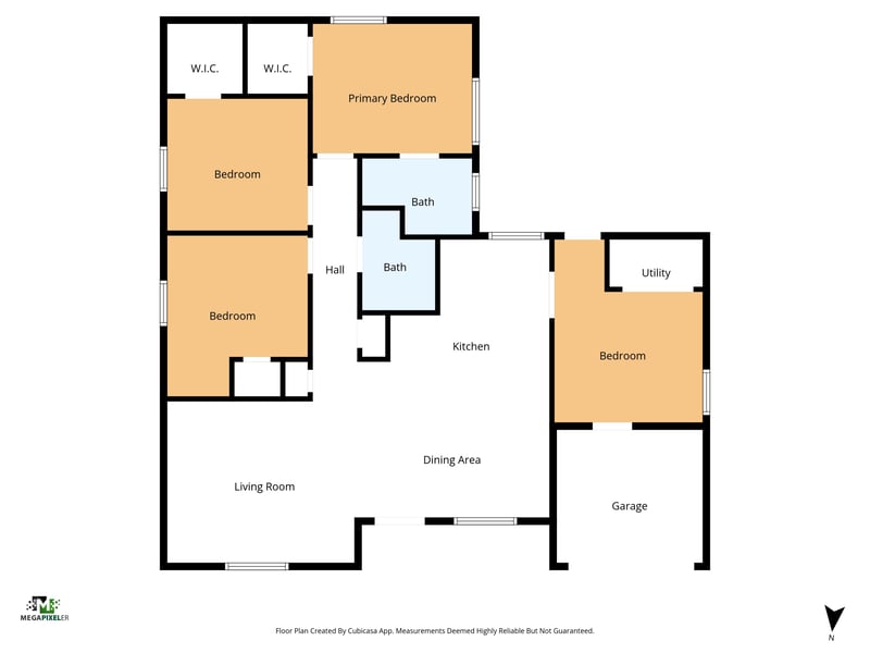 Floor plan 1 of 217 Carver St W, St. Augustine, FL 32080