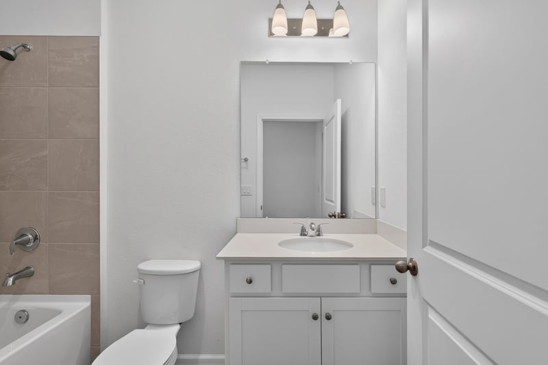 Bathroom vanity and toilet at 269 Bluegrass Wy, St. Augustine, FL 32092