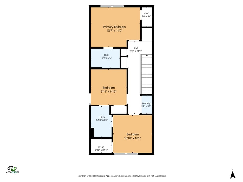 Floor plan 3 drawn by Megapixeler, Zenith Cir, Jacksonville