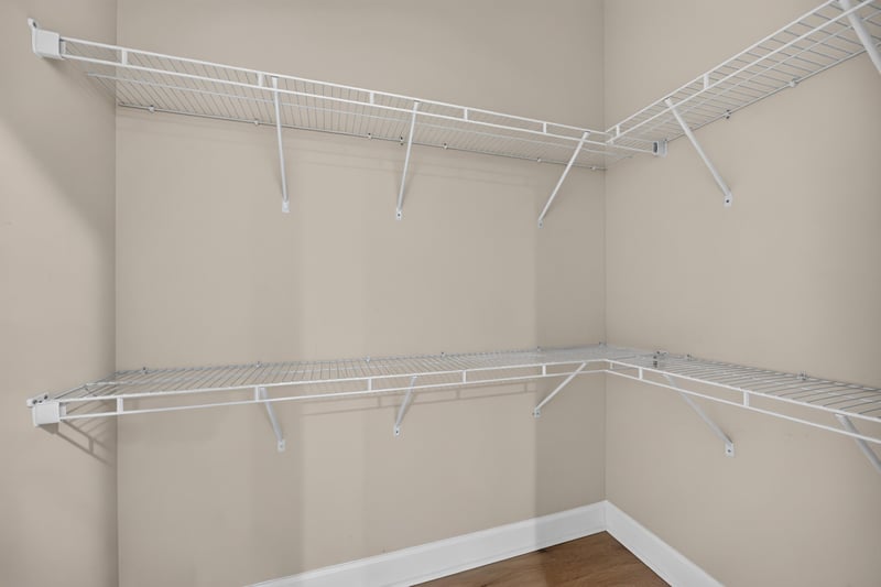 Walk-in closet with corner shelving at 276 Cross Ridge Dr, Ponte Vedra Beach, FL 32081