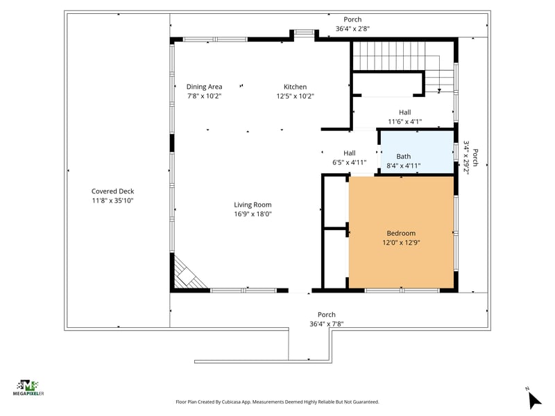 Floor plan 3 of 126 Palmetto Trail, Interlachen, FL 32148