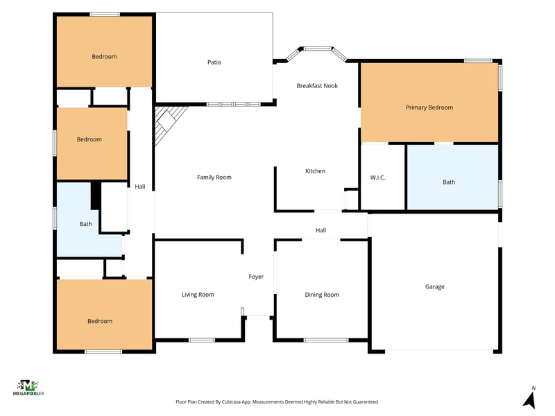 Floor plan 1 drawn by Megapixeler, Needlepoint Pl, Jacksonville