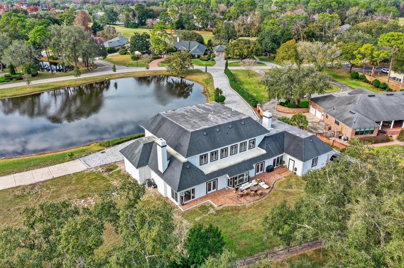 Backyard Aerial at 7987 Hollyridge Rd, Jacksonville, FL 32256