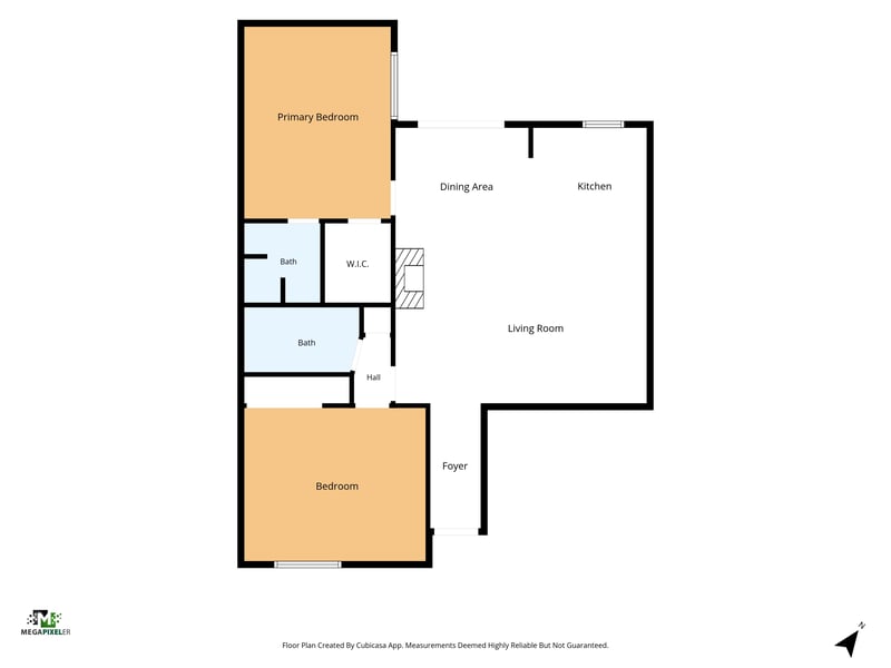 Floor plan 1 drawn by Megapixeler, Virgo St, Jacksonville