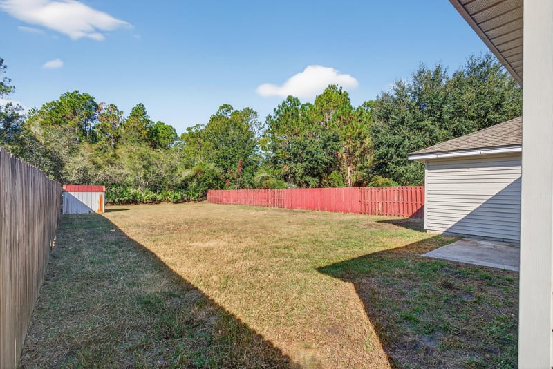 Backyard at 8342 Staplehurst Dr W, Jacksonville, FL 32244