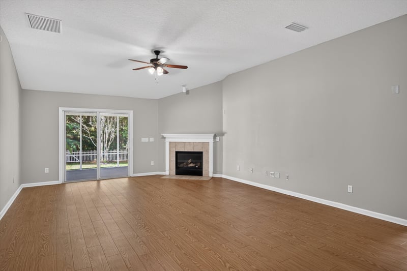 Living room with fireplace at 14147 Fish Eagle Dr E, Jacksonville, FL 32226