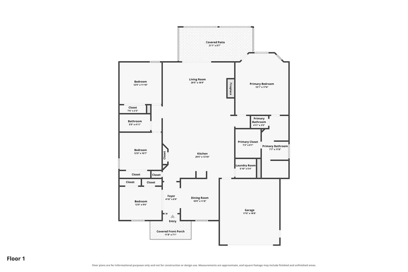 Floor plan 1 of 538 Porta Rosa Circle, St. Augustine, FL 32092