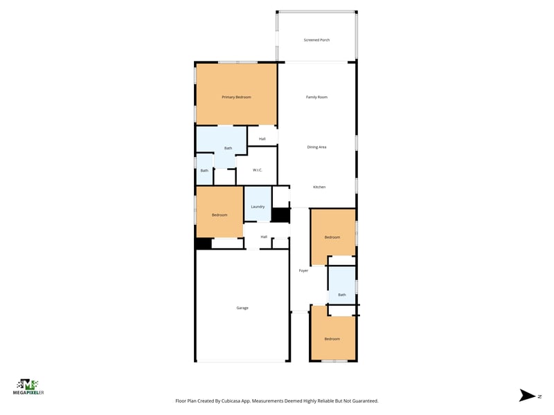 Floor plan 1 of 6308 Thatcher, Jacksonville, FL 32222