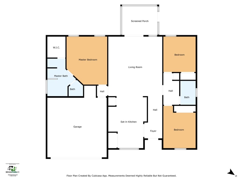 Floor plan 1 of 3808 Falcon Crest Dr, Green Cove Springs, FL 32043
