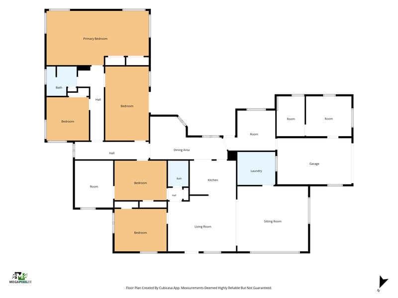 Floor plan 1 drawn by Megapixeler, Idlewild Ave, Green Cove Springs