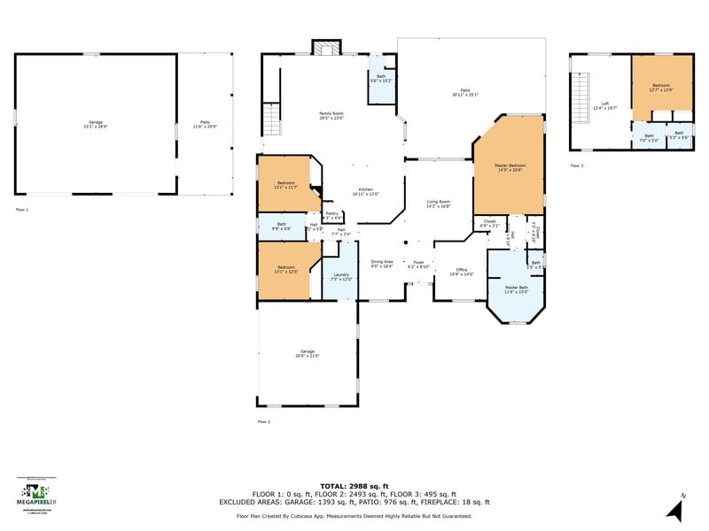 Floor plan 4 of 1700 Southcreek Dr, Jacksonville, FL 32259