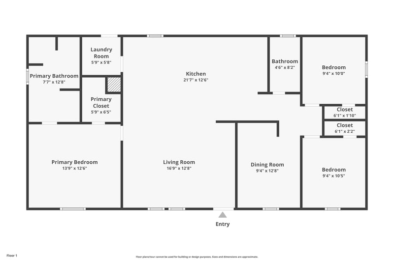 Floor plan 1 of 1131 Mulberry Landing Rd, Hilliard, FL 32046