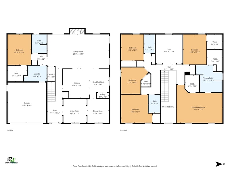 Floorplan at 2135 Thorn Hollow Ct, St. Augustine, FL 32092