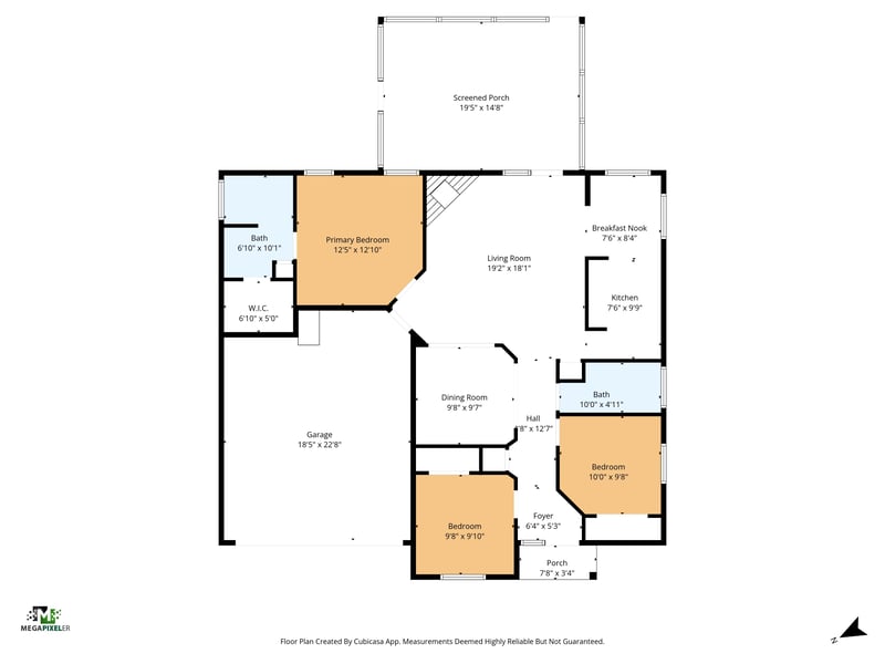 Floorplan at 14203 Hampton Falls Dr N, Jacksonville, FL 32224