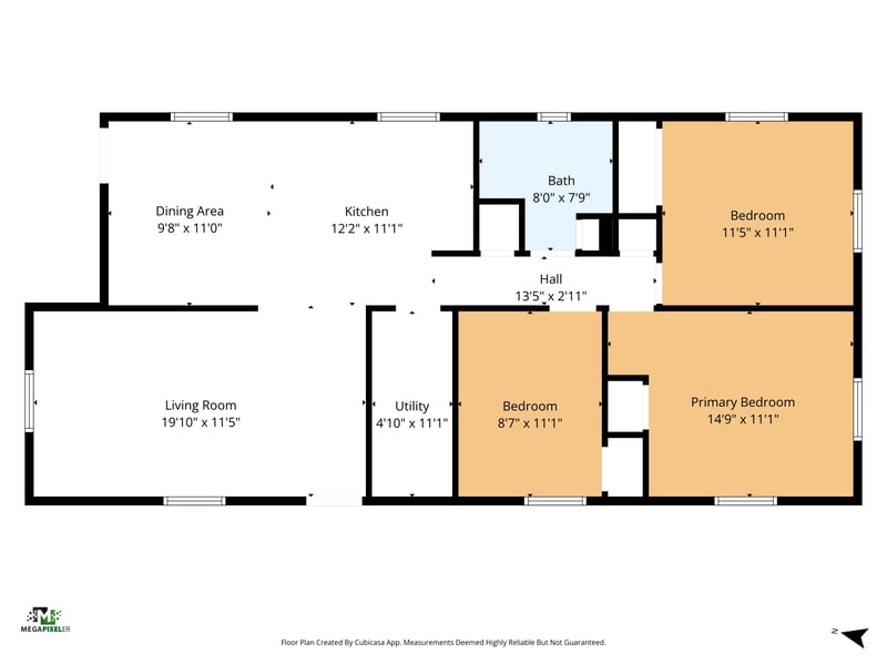 Floorplan at 2028 Hartridge St, Jacksonville, FL 32209