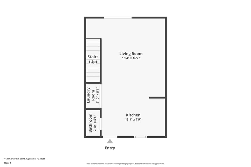 Floor plan 2 of 4420 Carter Rd apt 26, St. Augustine, FL 32086