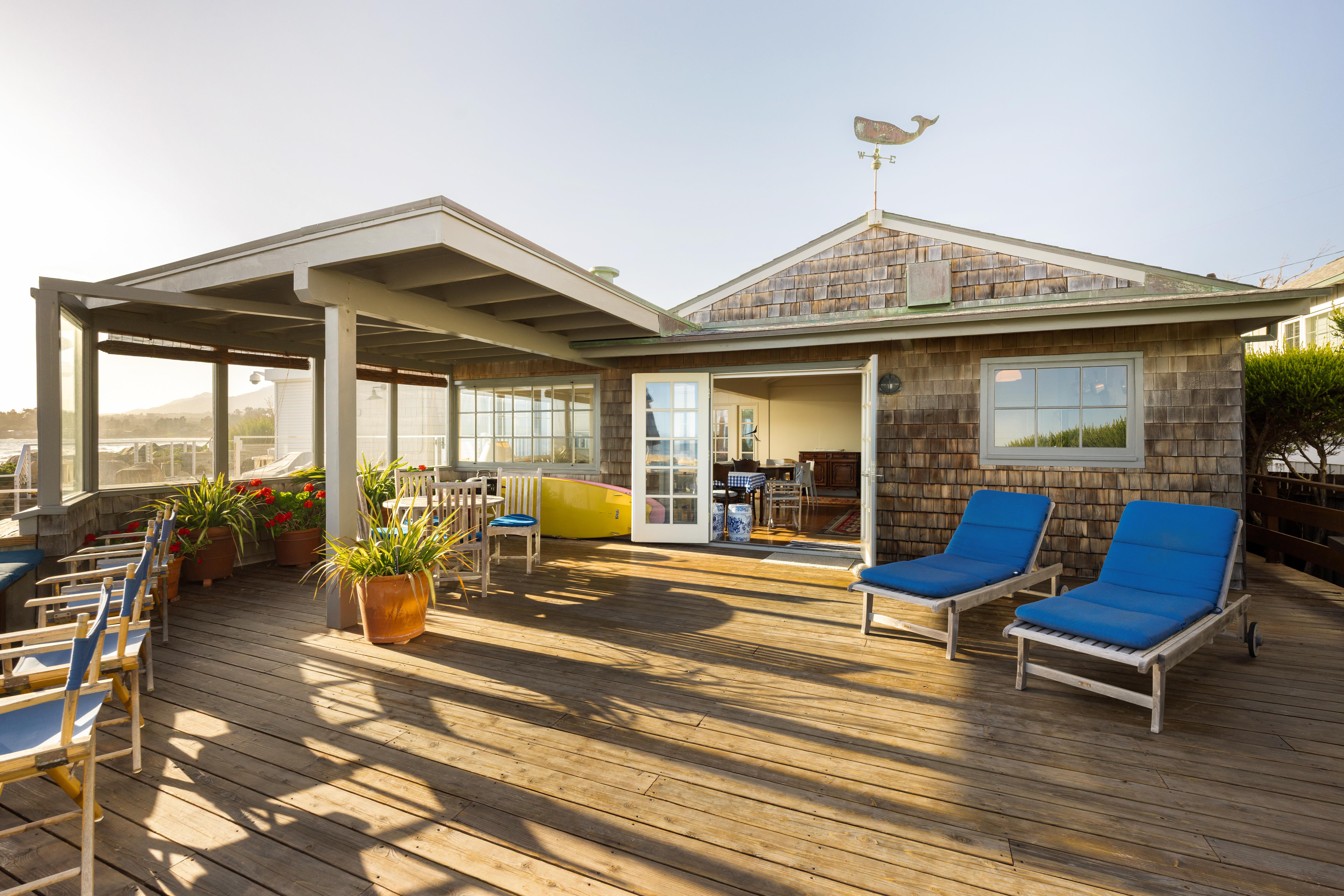 Aerial drone photography of 3581 Padaro Ln, Carpinteria CA — sweeping Southern California coastline and Santa Ynez Mountains backdrop by VirTour Media