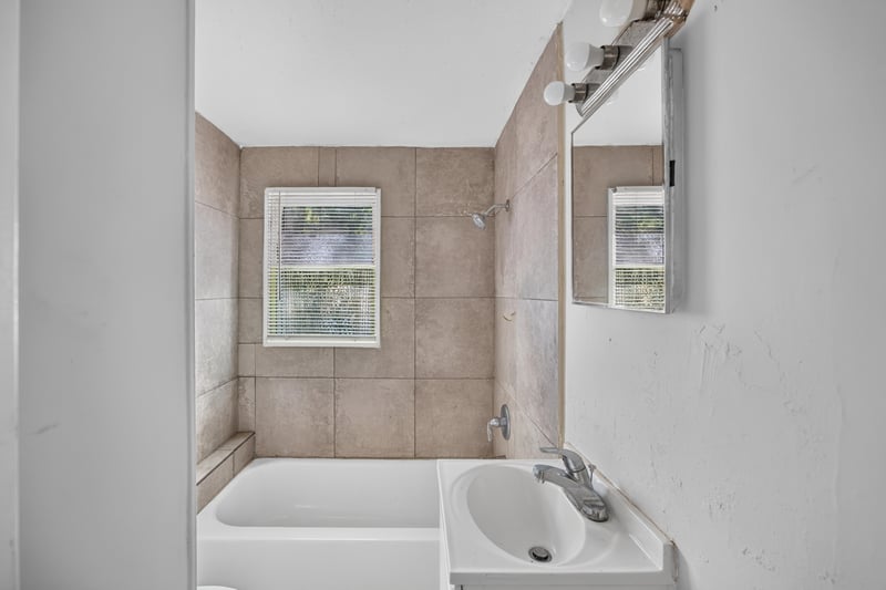 Bathroom with tub and shower at 2372 2nd Ave, Jacksonville, FL 32208
