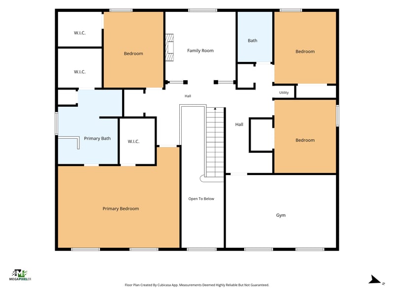 Floor plan 1 drawn by Megapixeler, Pebblewood Ln, Orange Park