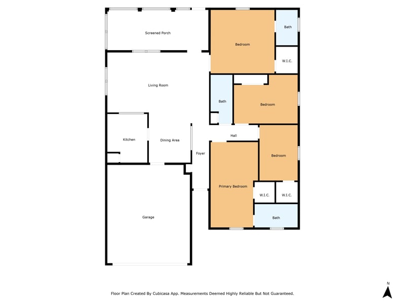 Floorplan at 478 Shamrock Ave S, Jacksonville, FL 32218