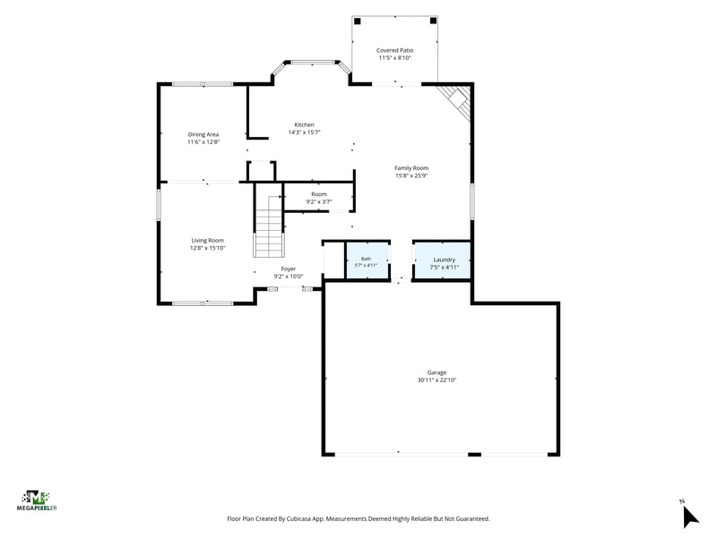 Floor plan 3 drawn by Megapixeler, Sparrow Branch Cir, Jacksonville
