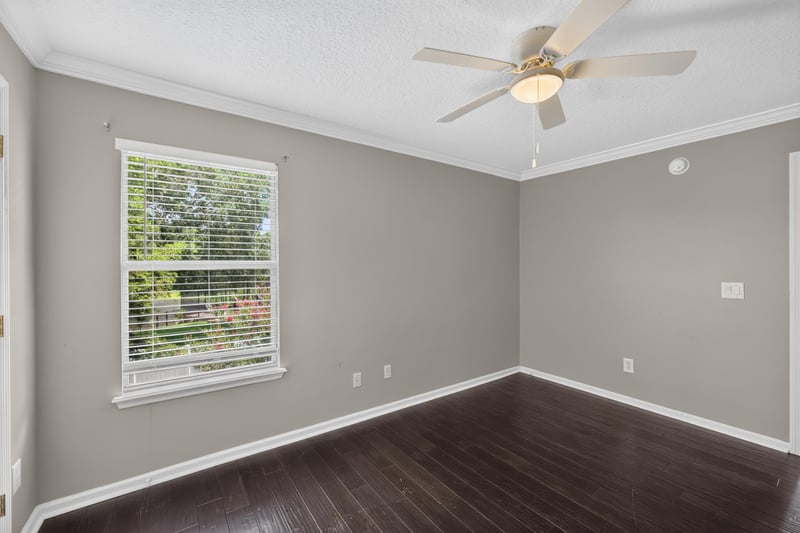 Bedroom with carpet and ceiling fan at 1493 Greyfield Dr, St. Augustine, FL 32092