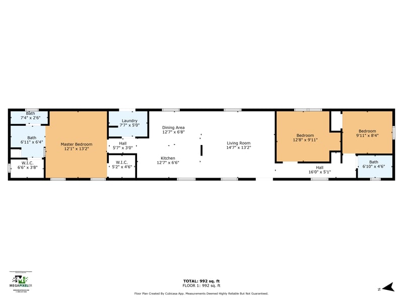 all_floors_32_neighbors_cove_rd_unit_b_orange_park_with_dim at 32 Neighbors Cove Rd unit b, Orange Park, FL 32065