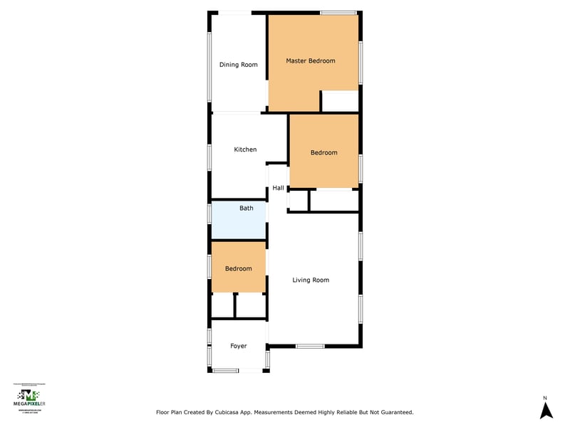 Floor plan 1 of 2037 W 13th St, Jacksonville, FL 32209