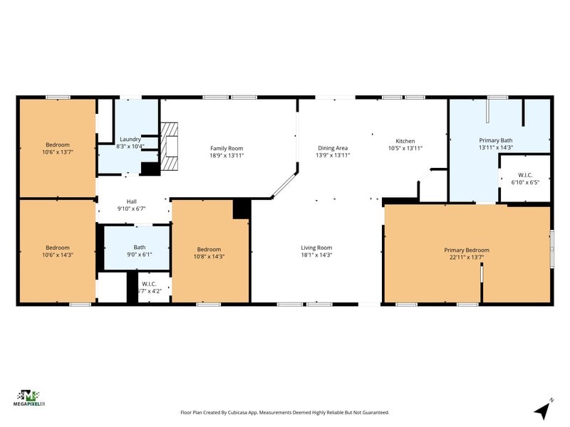 Floorplan at 6928 Gilda Ct, Keystone Heights, FL 32656