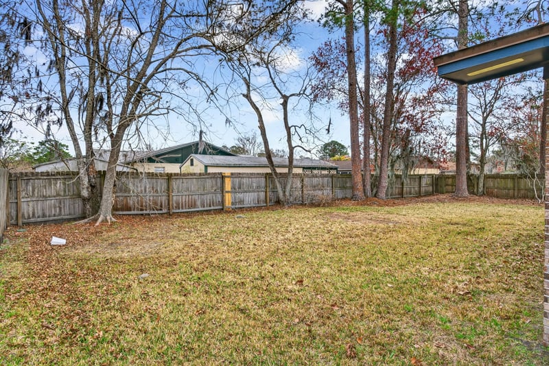 Backyard at 217 Quince Ct, Orange Park, FL 32073