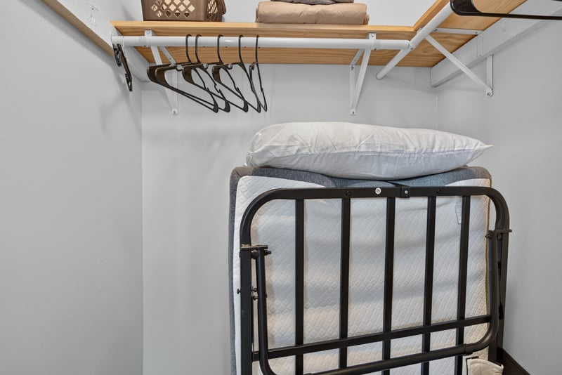 Closet with shelving at 6931 Cane Grass Ln E, Jacksonville, FL 32244