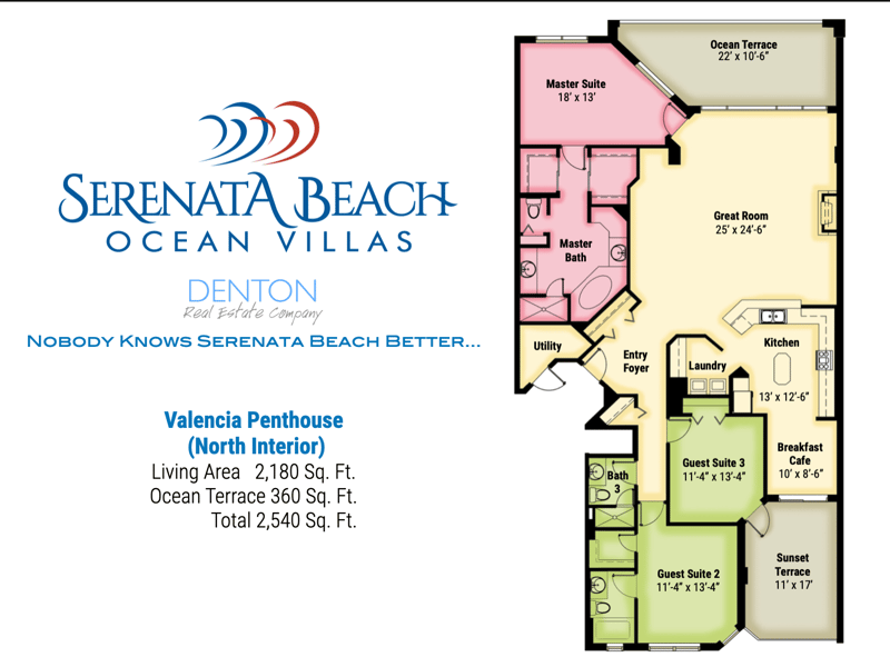 Floor plan 1 of 230 N Serenata Dr., Villa 732, Ponte Vedra Beach, FL 32082
