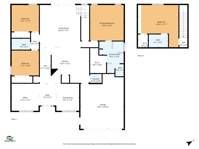 Floor plan 3 of 3204 Wandering Oaks Dr, Orange Park, FL 32065