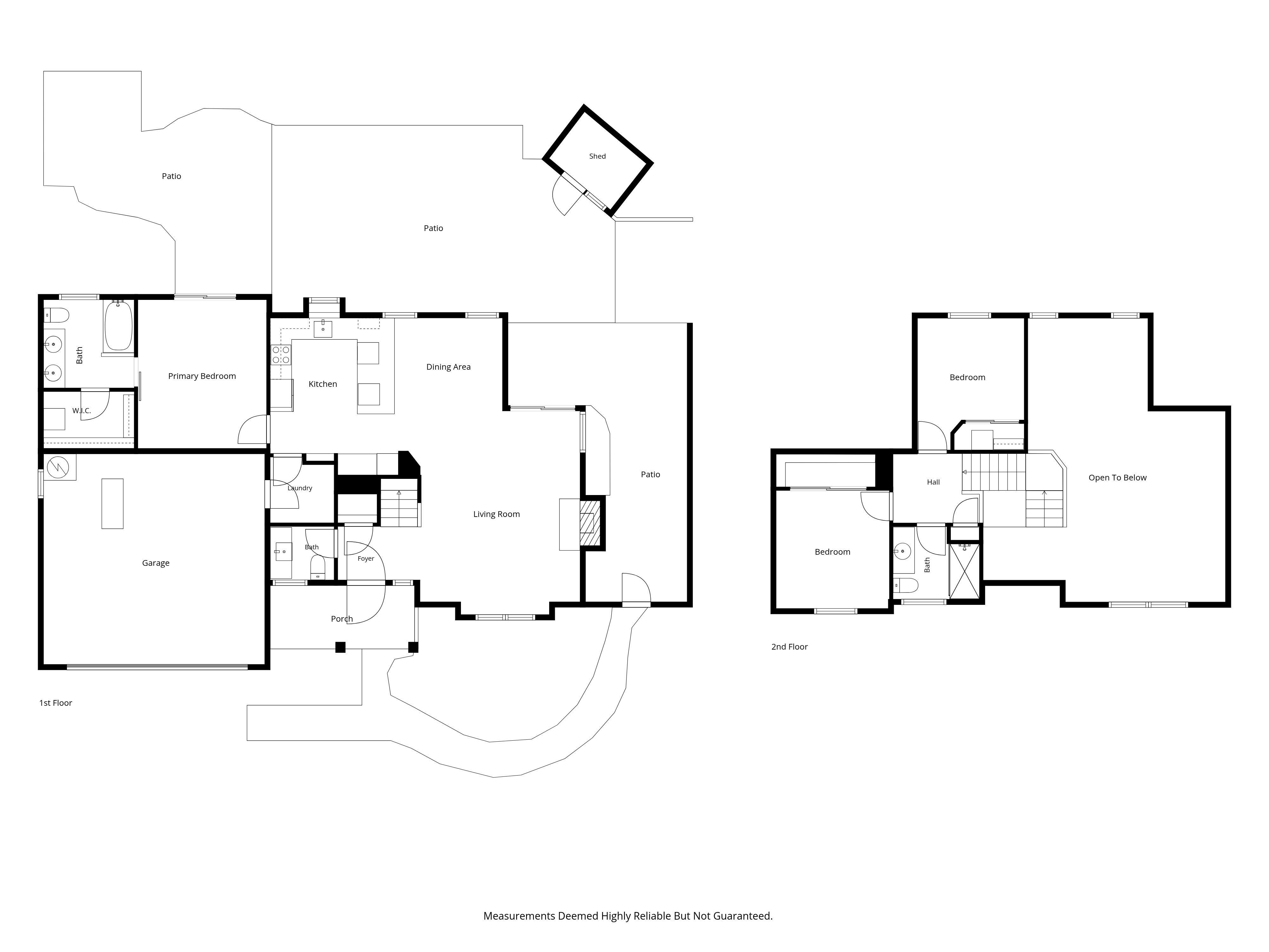 Floor plan 1 for 7878 N Meridian Ave