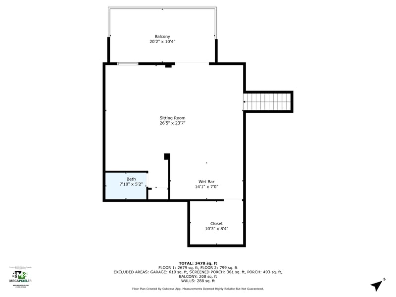 Floor plan 5 of 1888 Oakchime Dr, Orange Park, FL 32065