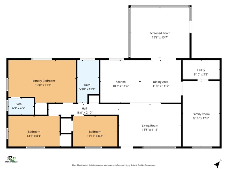 Floorplan at 2137 Burgoyne Dr, Jacksonville, FL 32208