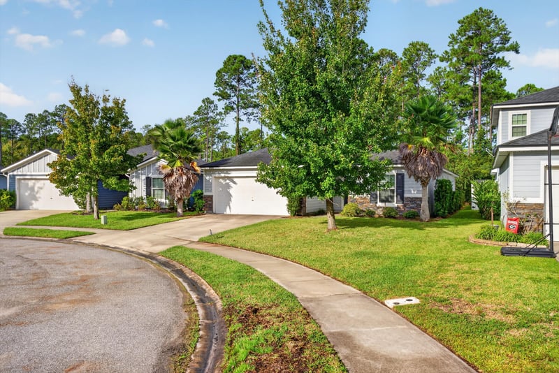 Driveway and front walkway at 95221 Siena Ct, Fernandina Beach, FL 32034