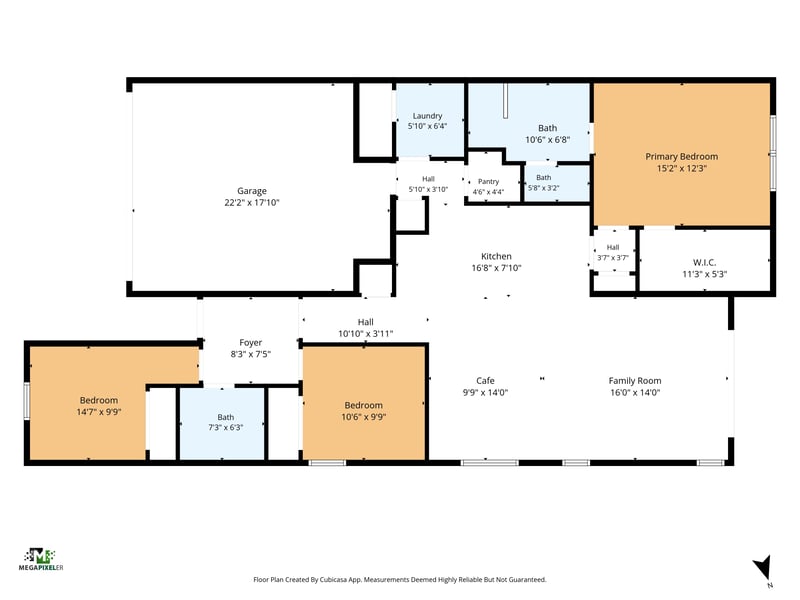 Floorplan at 409 Hasler Ave, St. Augustine, FL 32092