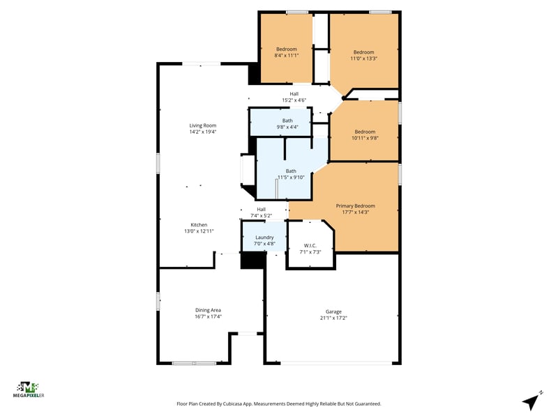 Floorplan at 3286 Hidden Meadows Ct, Green Cove Springs, FL 32043