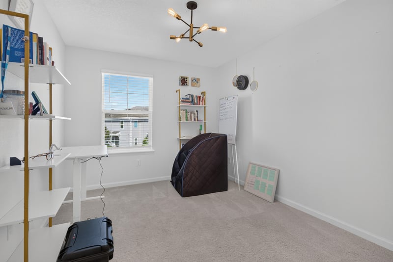 Upstairs flex room used as office at 1186 Beach Dune Dr, Jacksonville, FL 32233